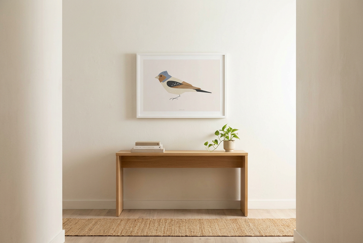 הדפס - Bird - Chaffinch (Fringilla coelebs)