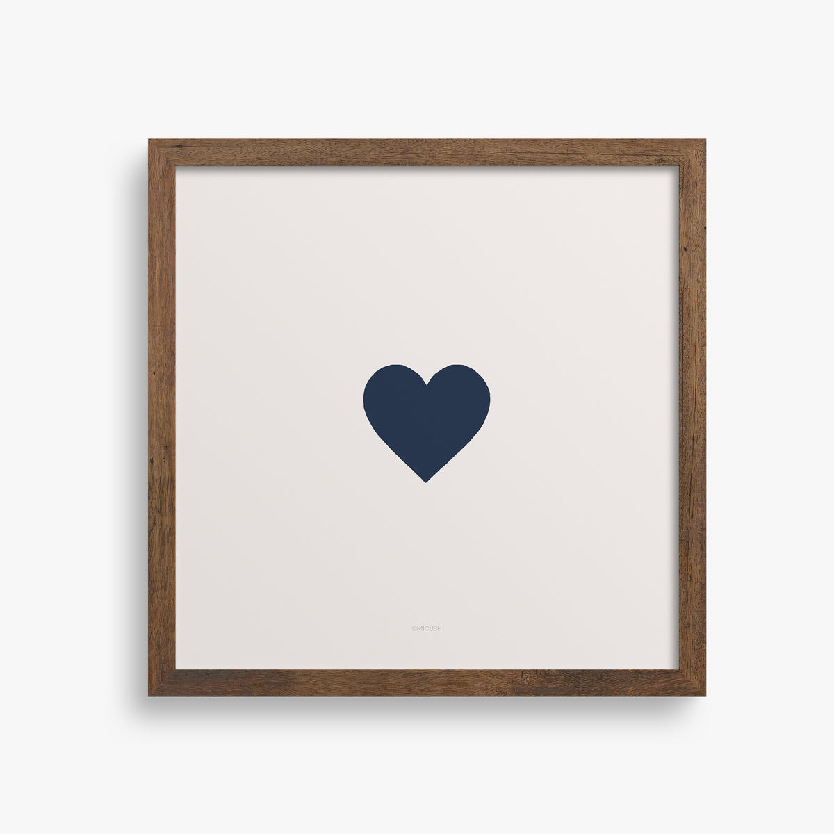 הדפס - Indigo Heart