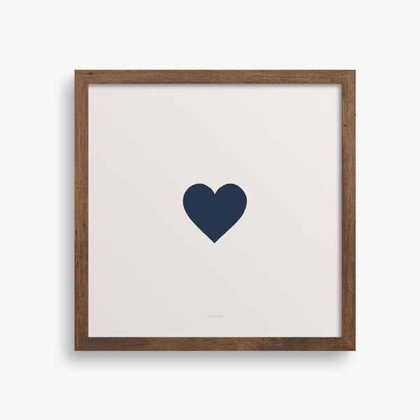 הדפס - Indigo Heart