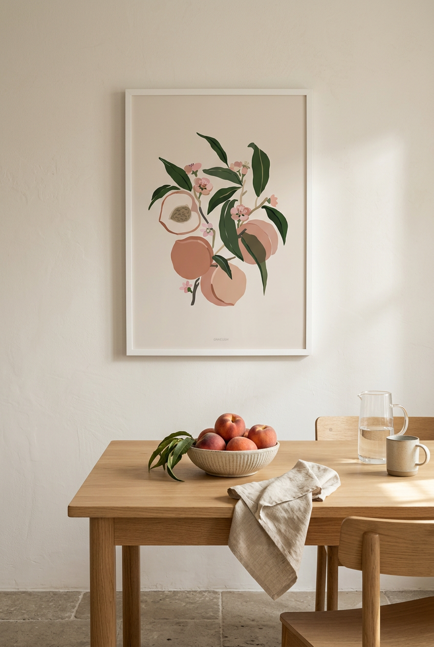 הדפס - Harvest - Peaches