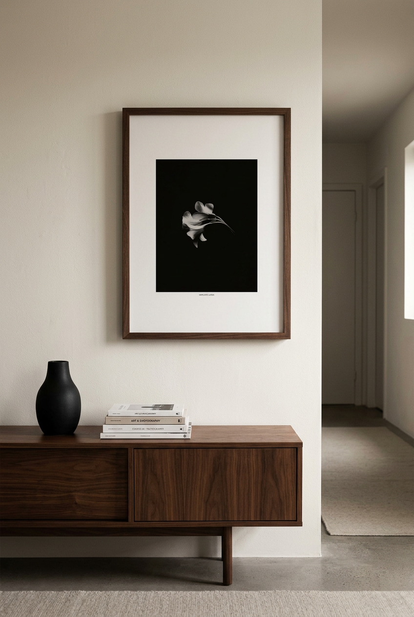הדפס צילום - Black Bloom Negative