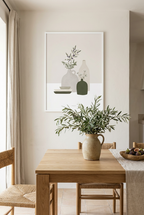 הדפס - Pottery and Flowers - Olive Branch