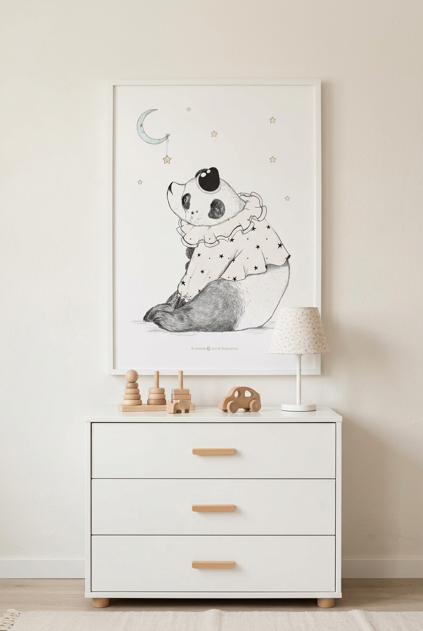 הדפס - Panda B&W