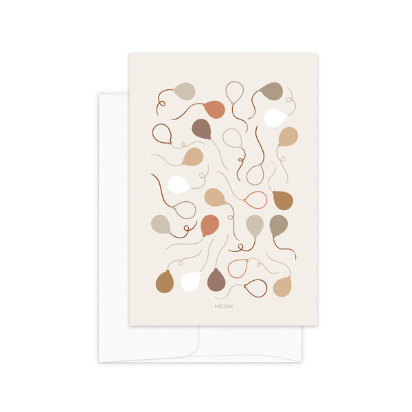 גלויה - Balloons