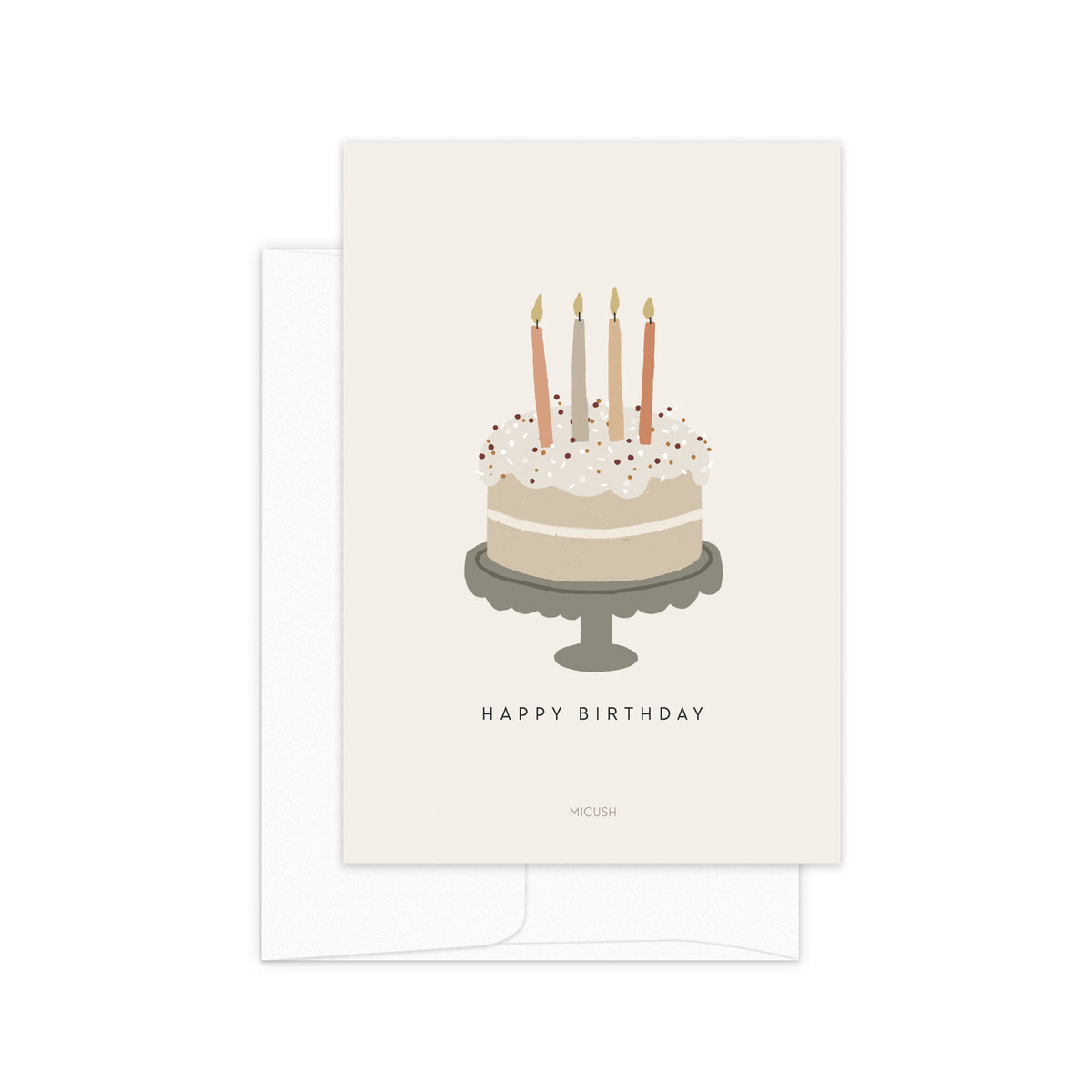 גלויה - Birthday Cake