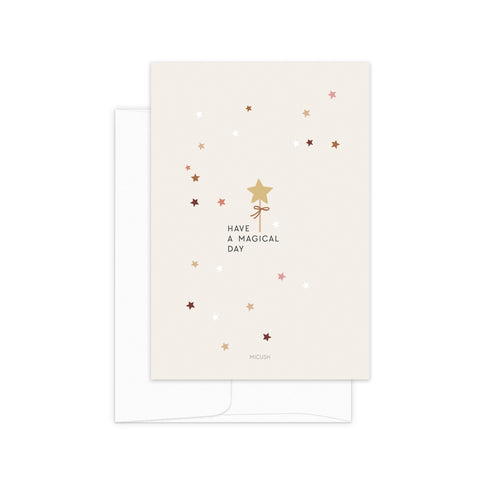 גלויה - Magic wand