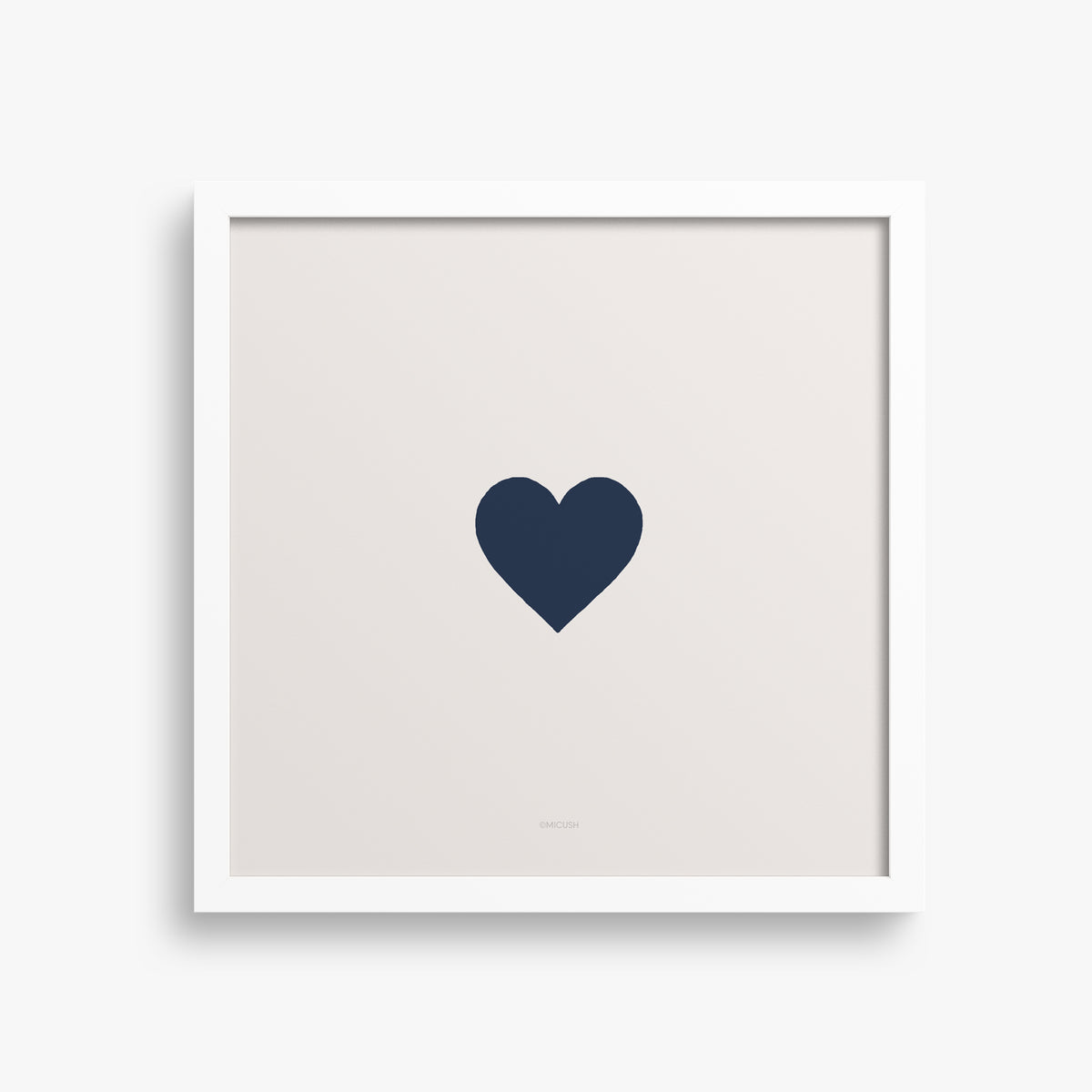 הדפס - Indigo Heart