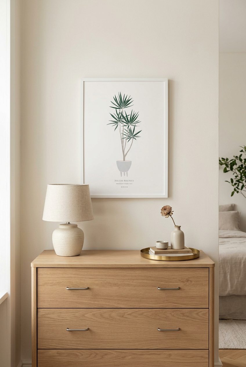 הדפס - Dracaena marginata