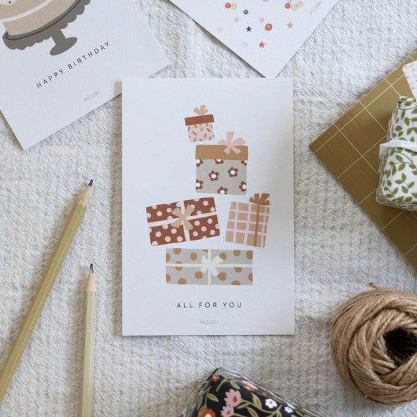 גלויה - Birthday Presents