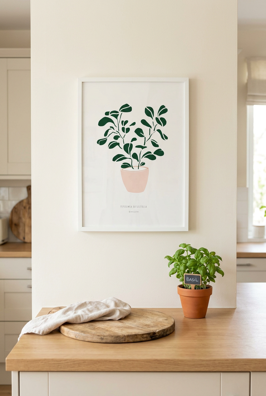 הדפס - Peperomia obtusifolia