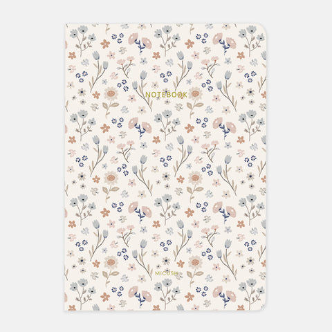 מחברת תפורה - Spring Small Flowers