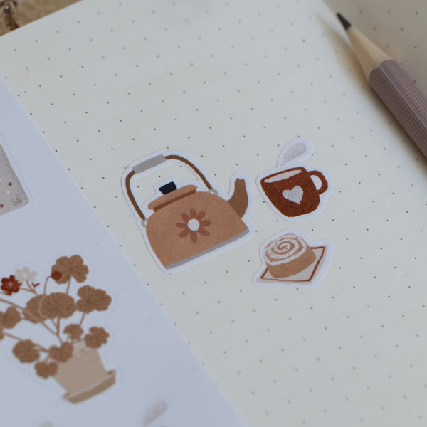 דף מדבקות - סתיו נעים