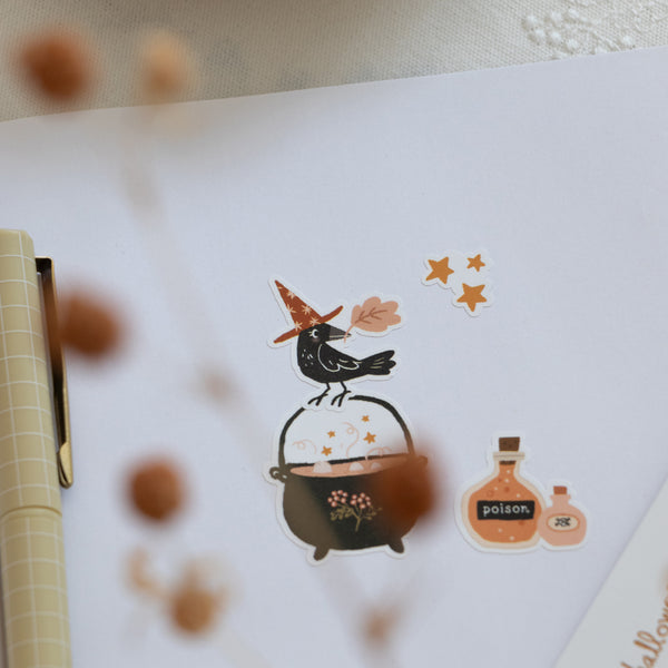 דף מדבקות -חג האלווין