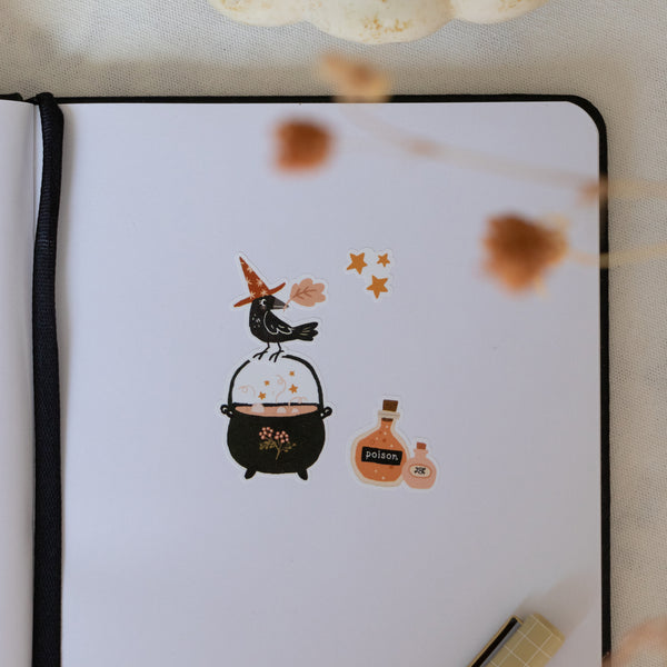 דף מדבקות -חג האלווין