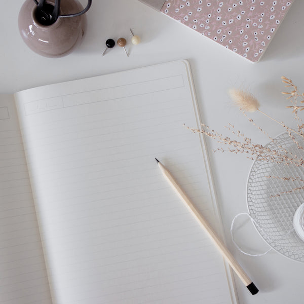 מחברת תפורה - Green Leaves