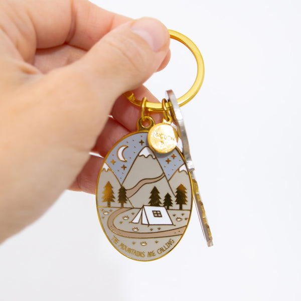 מחזיק מפתחות - The Mountains Are Calling