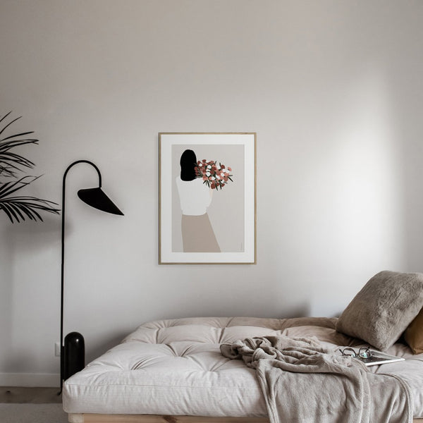 הדפס - Flower Lady - no.1