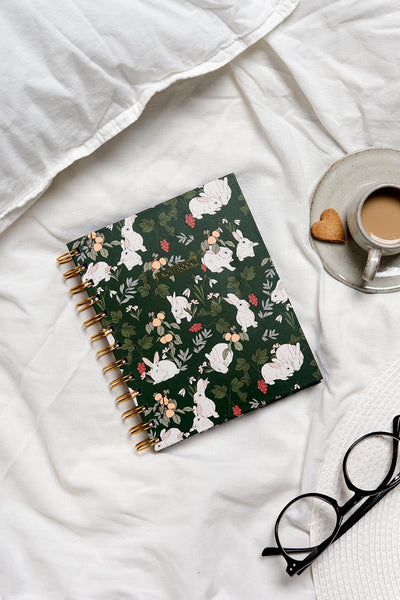 מחברת ספירלה מיני - Bunnies