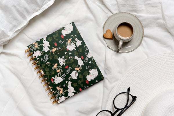 מחברת ספירלה מיני - Bunnies