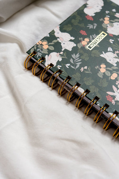 מחברת ספירלה מיני - Bunnies