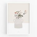 הדפס - Pottery and Flowers - Anemone