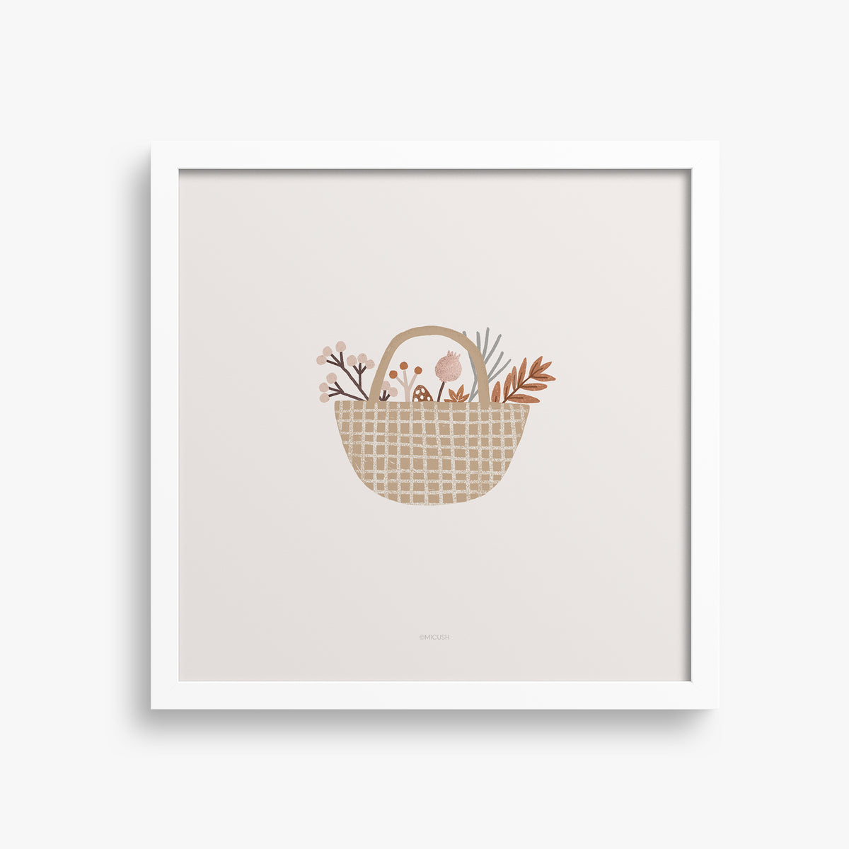 הדפס - Basket with treasures