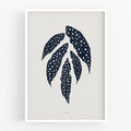 הדפס - Botanical silhouette - Begonia Maculata (Polka dot plant)
