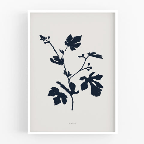 הדפס - Botanical silhouette - Fig
