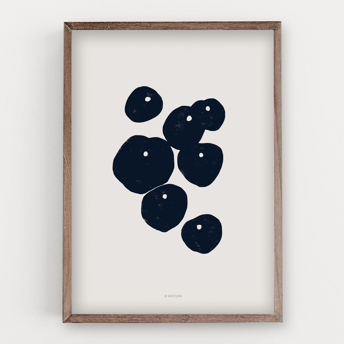הדפס - Botanical silhouette - Pilea