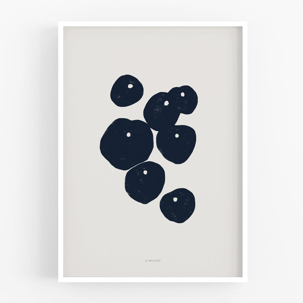 הדפס - Botanical silhouette - Pilea