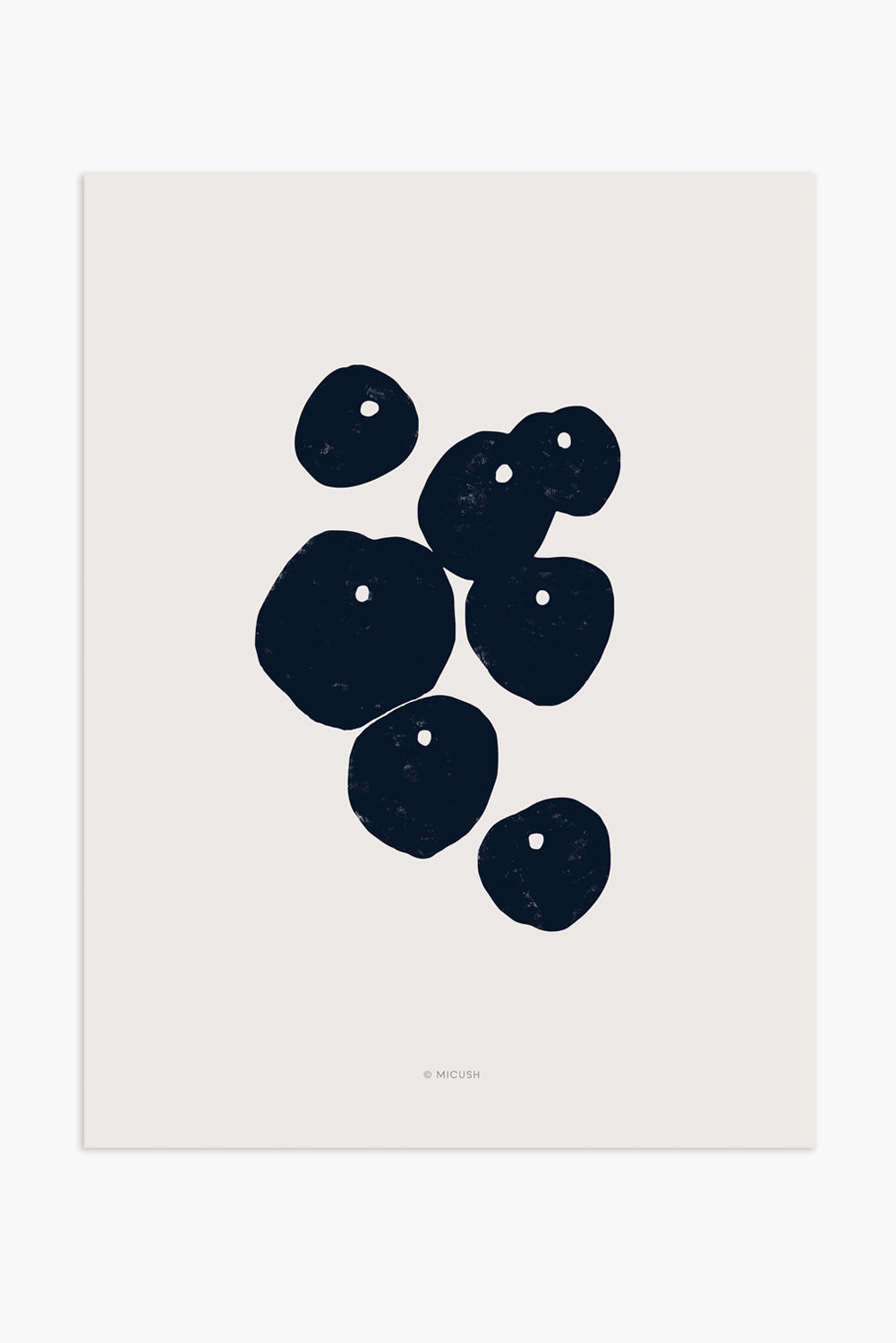 הדפס - Botanical silhouette - Pilea
