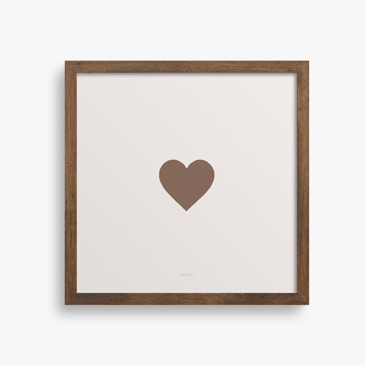 הדפס - Brown Heart