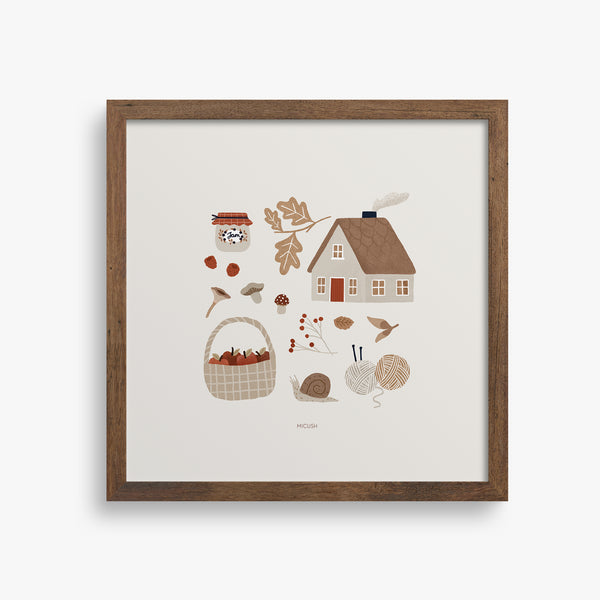 הדפס - Cottagecore - Cozy Home