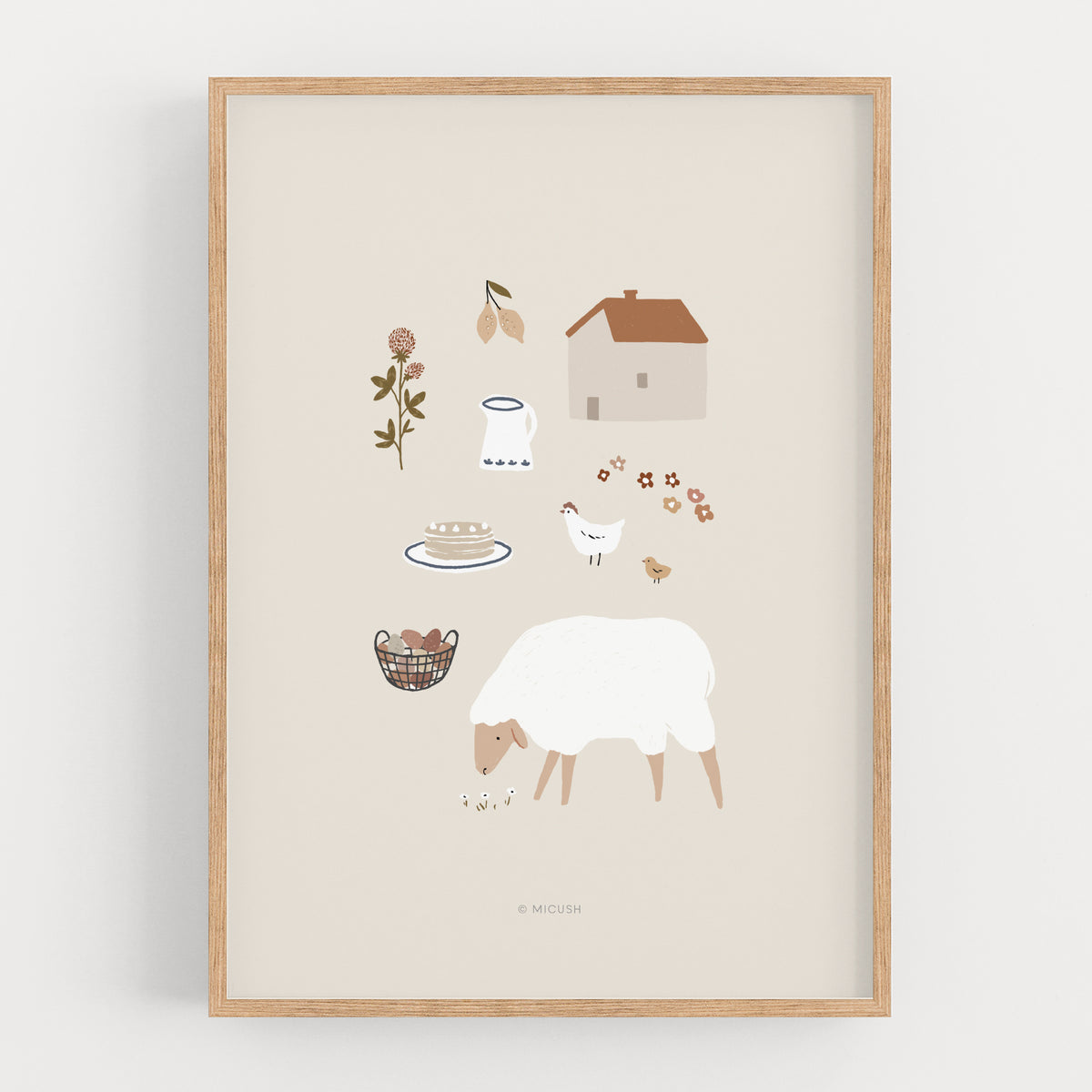 הדפס - Country Life - Kids #3