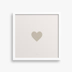 הדפס - Pale Olive Green Heart