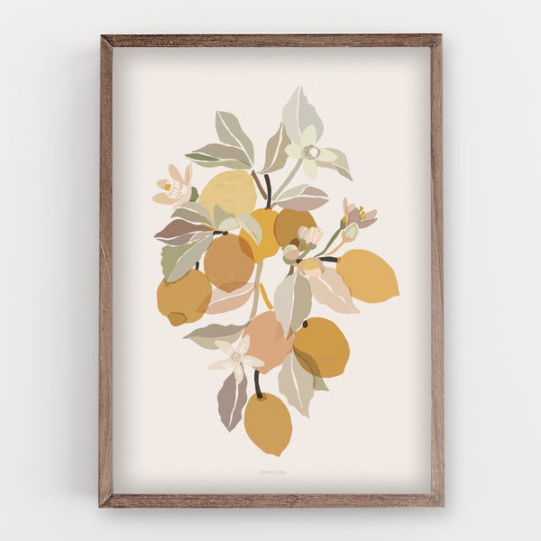 הדפס - Harvest - Lemons