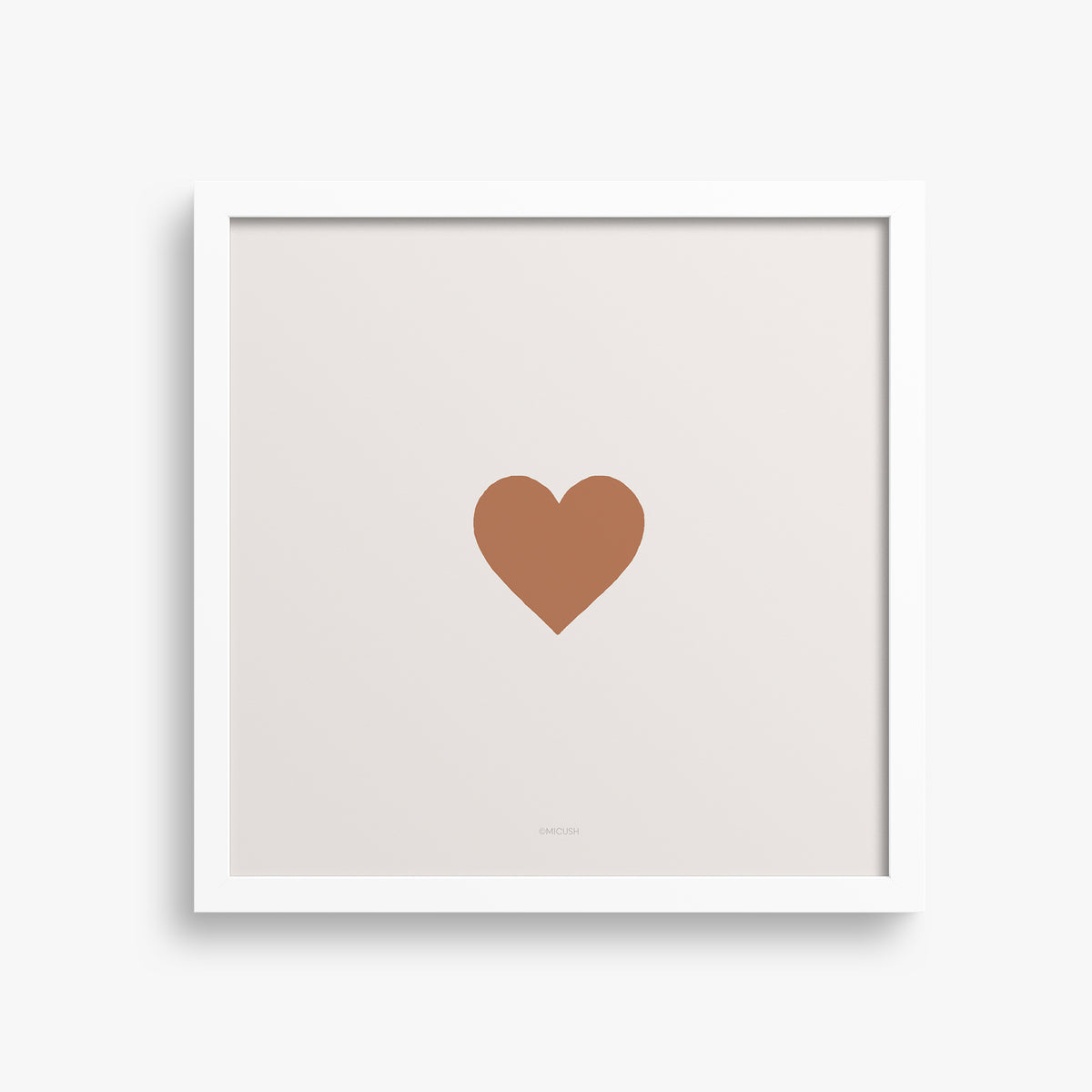 הדפס - Orange Heart
