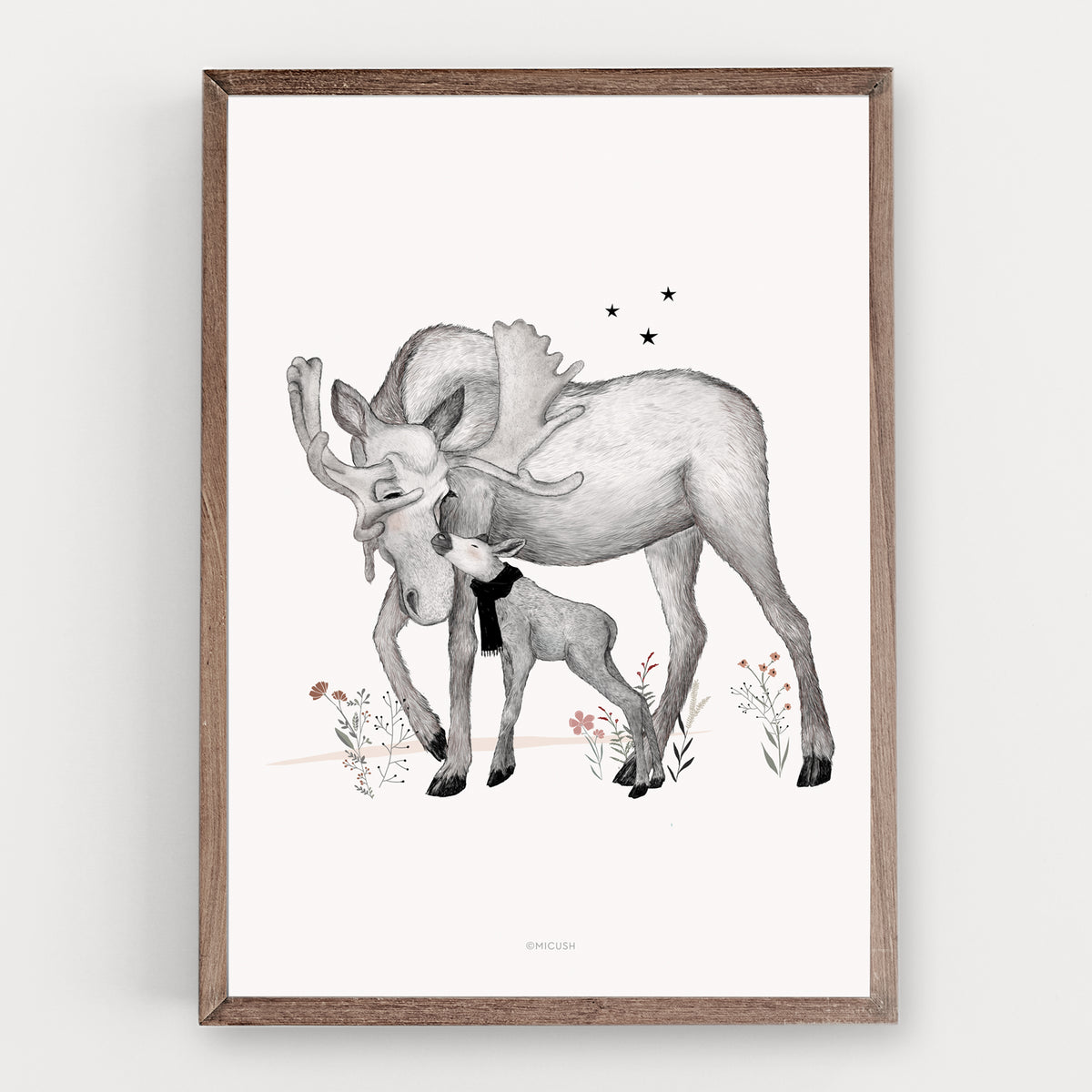 הדפס - Moose Love