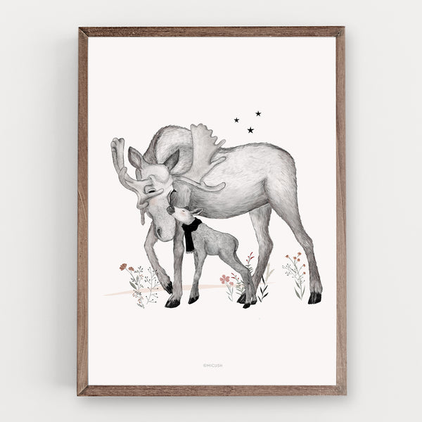 הדפס - Moose Love