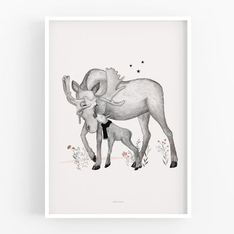 הדפס - Moose Love