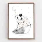 הדפס - Panda B&W