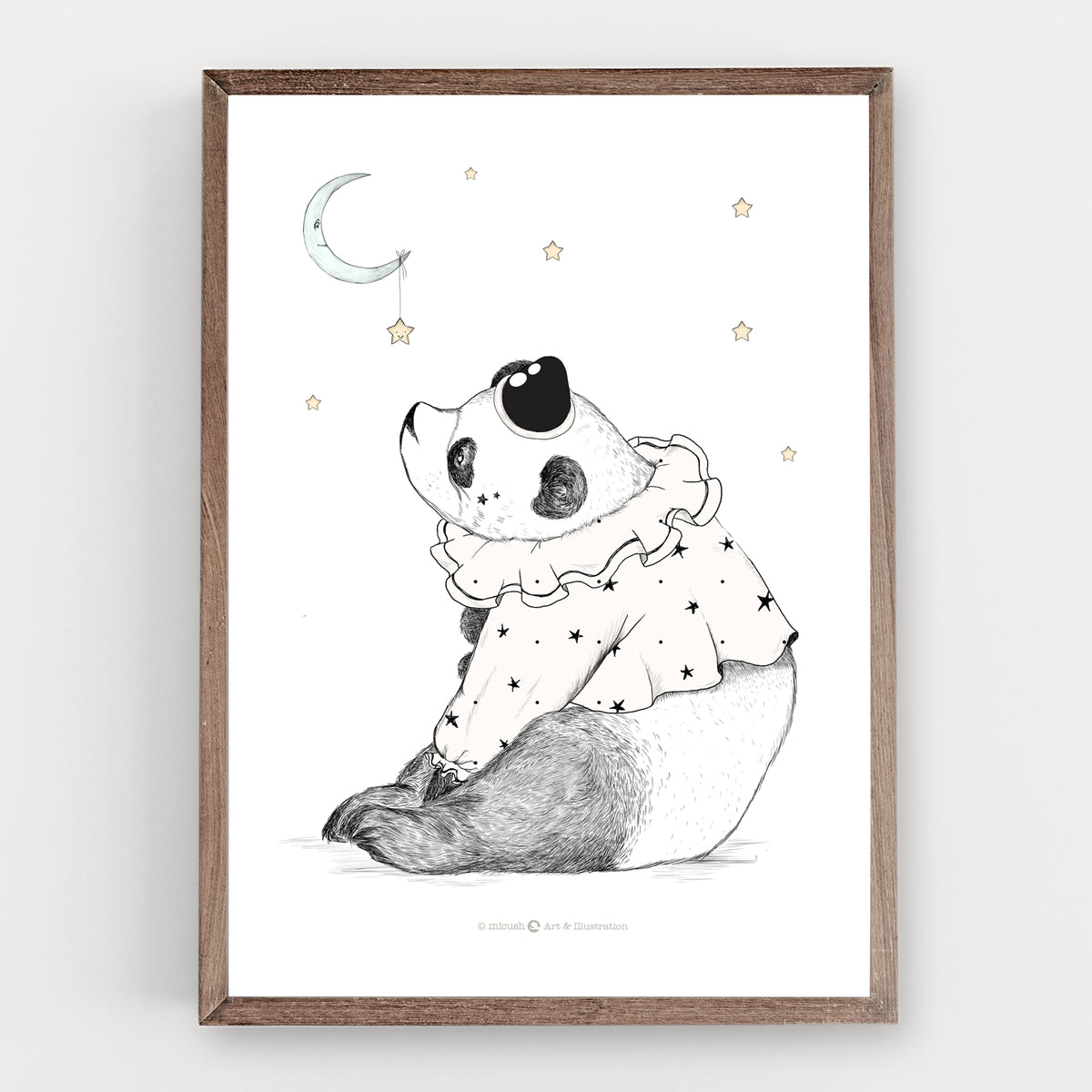 הדפס - Panda B&W