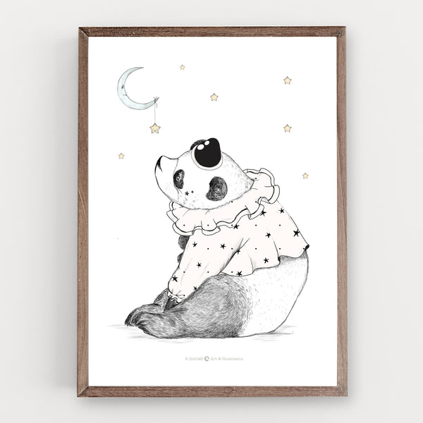 הדפס - Panda B&W