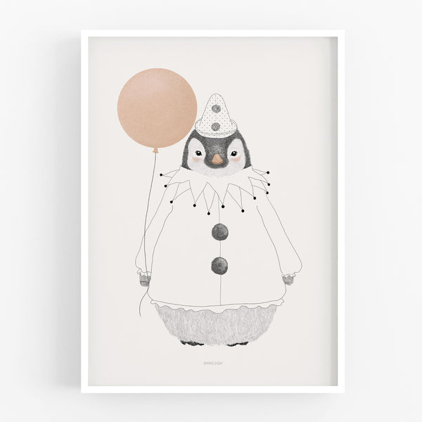 הדפס - Penguin Balloon