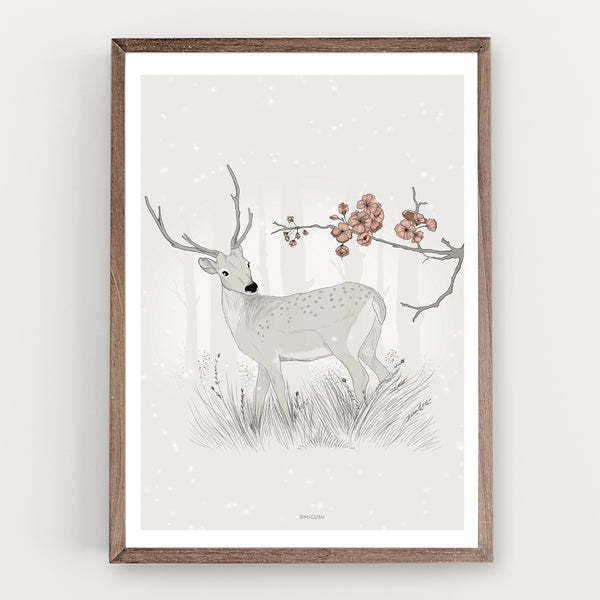 הדפס - Spring Deer