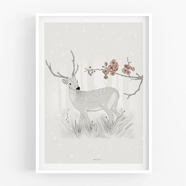 הדפס - Spring Deer