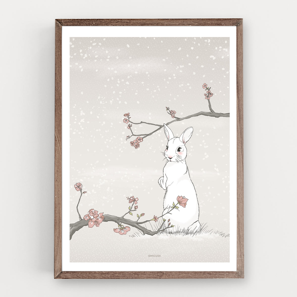הדפס - Snow Rabbit