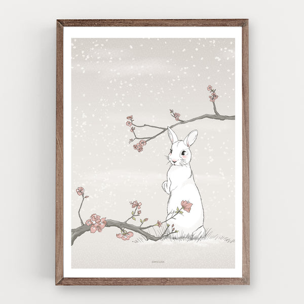 הדפס - Snow Rabbit