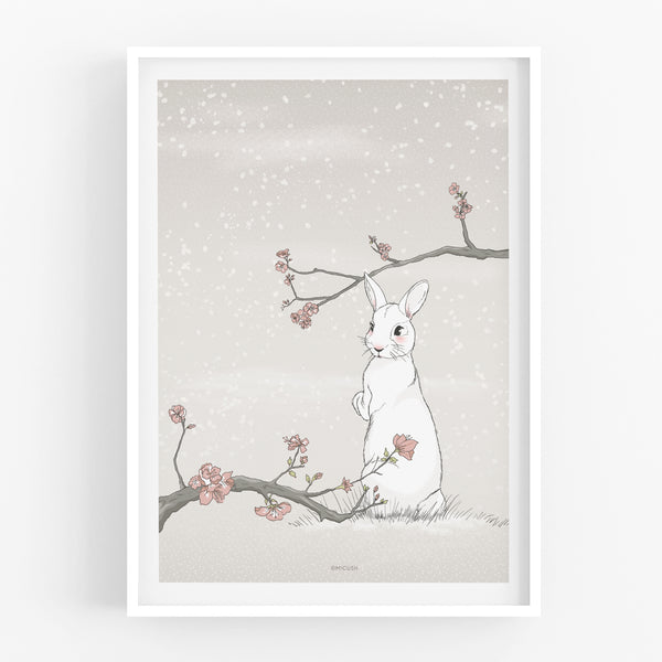 הדפס - Snow Rabbit