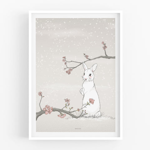 הדפס - Snow Rabbit